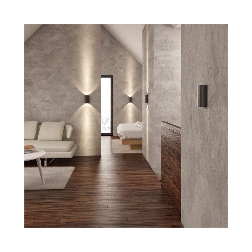 RED - Design Rendl - R12593 - LED Φωτιστικό τοίχου DAFFY LED/6W/230V μαύρο