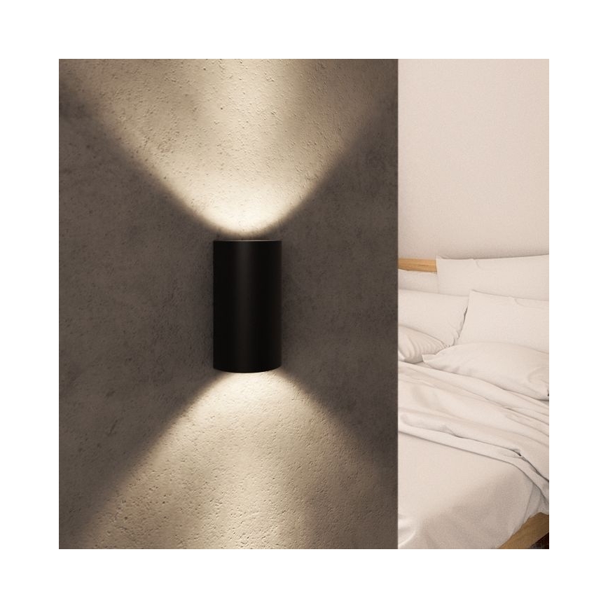 RED - Design Rendl - R12593 - LED Φωτιστικό τοίχου DAFFY LED/6W/230V μαύρο