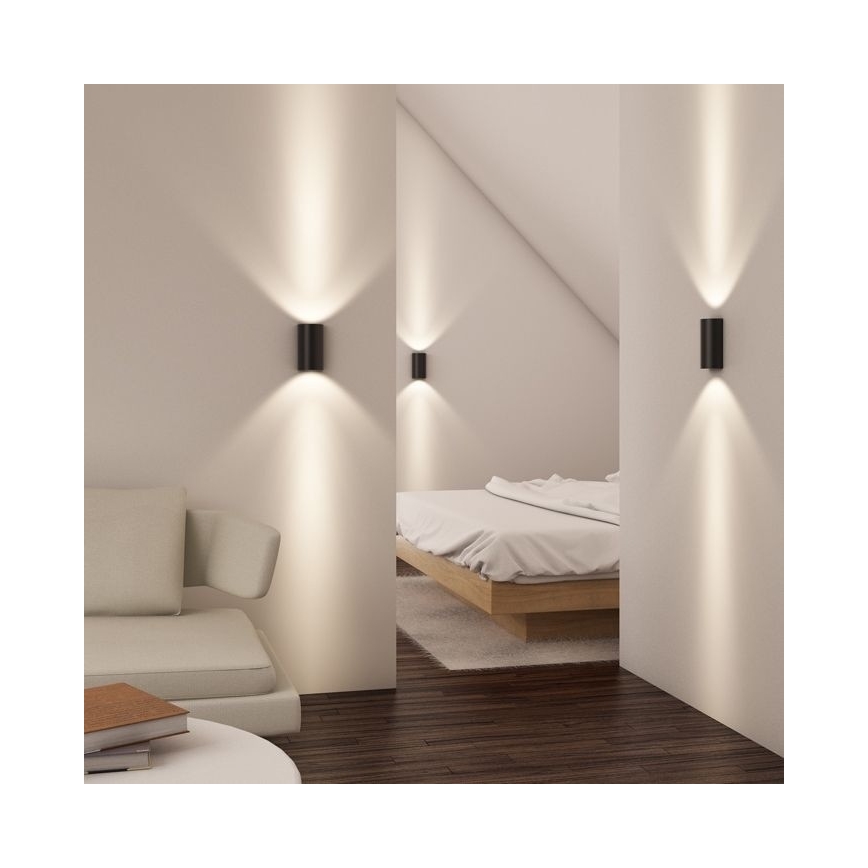 RED - Design Rendl - R12593 - LED Φωτιστικό τοίχου DAFFY LED/6W/230V μαύρο