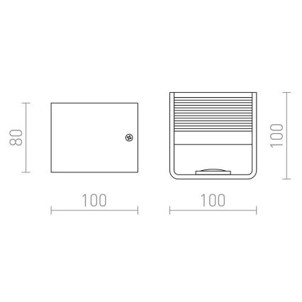 RED - Design Rendl - R12598 - LED Φωτιστικό τοίχου ONYX LED/5W/230V λευκό