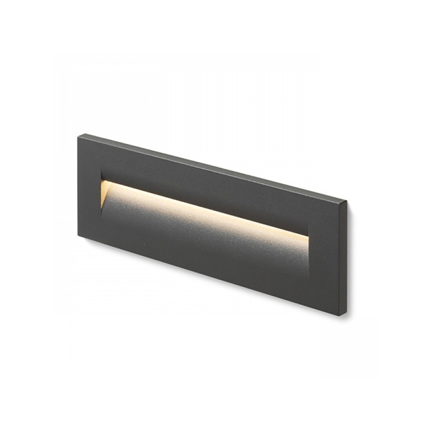 RED - Design Rendl - R12628 - LED Εξωτερικό εντοιχιζόμενο φωτιστικό RASQ LED/8,5W/230V IP65