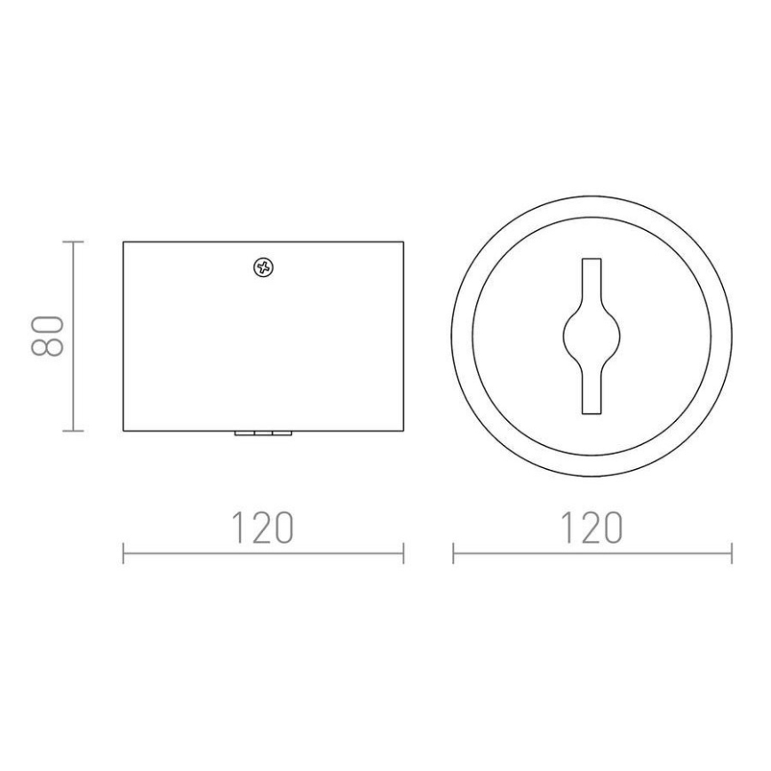 RED - Design Rendl - R12633 - LED Dimmable σποτ KELLY LED/15W/230V λευκό