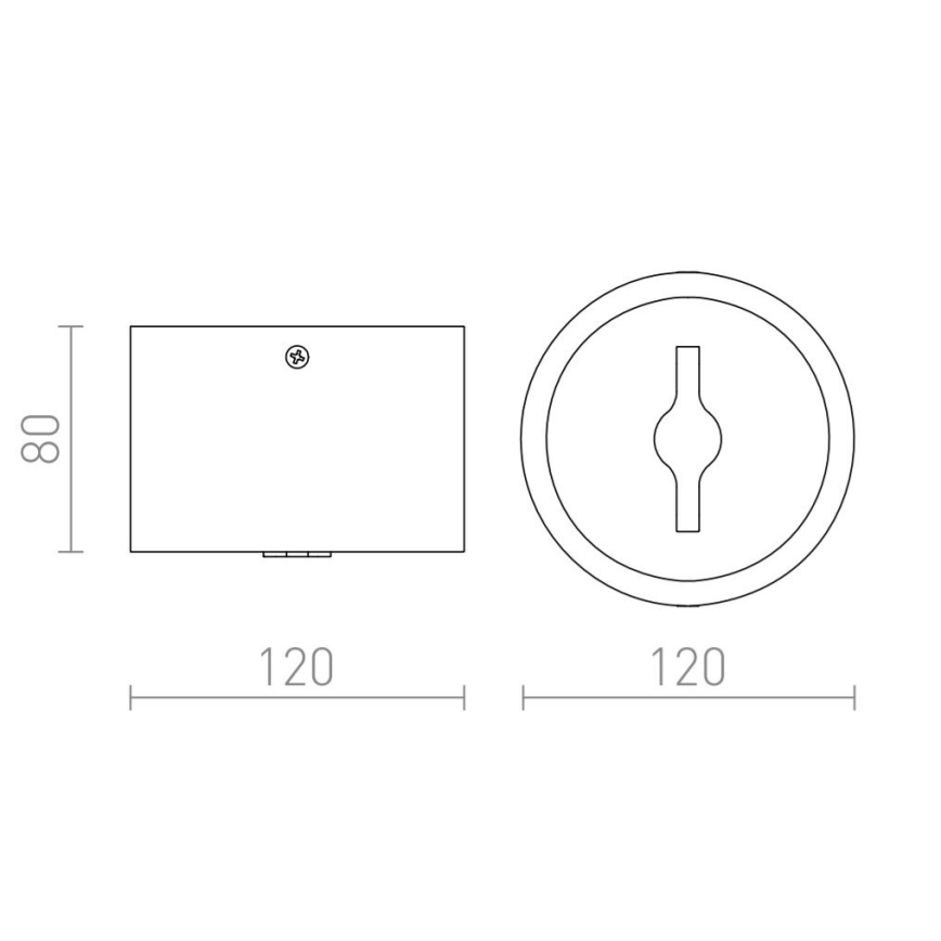 RED - Design Rendl-R12634 - LED Dimmable σποτ KELLY 15W/230V μαύρο