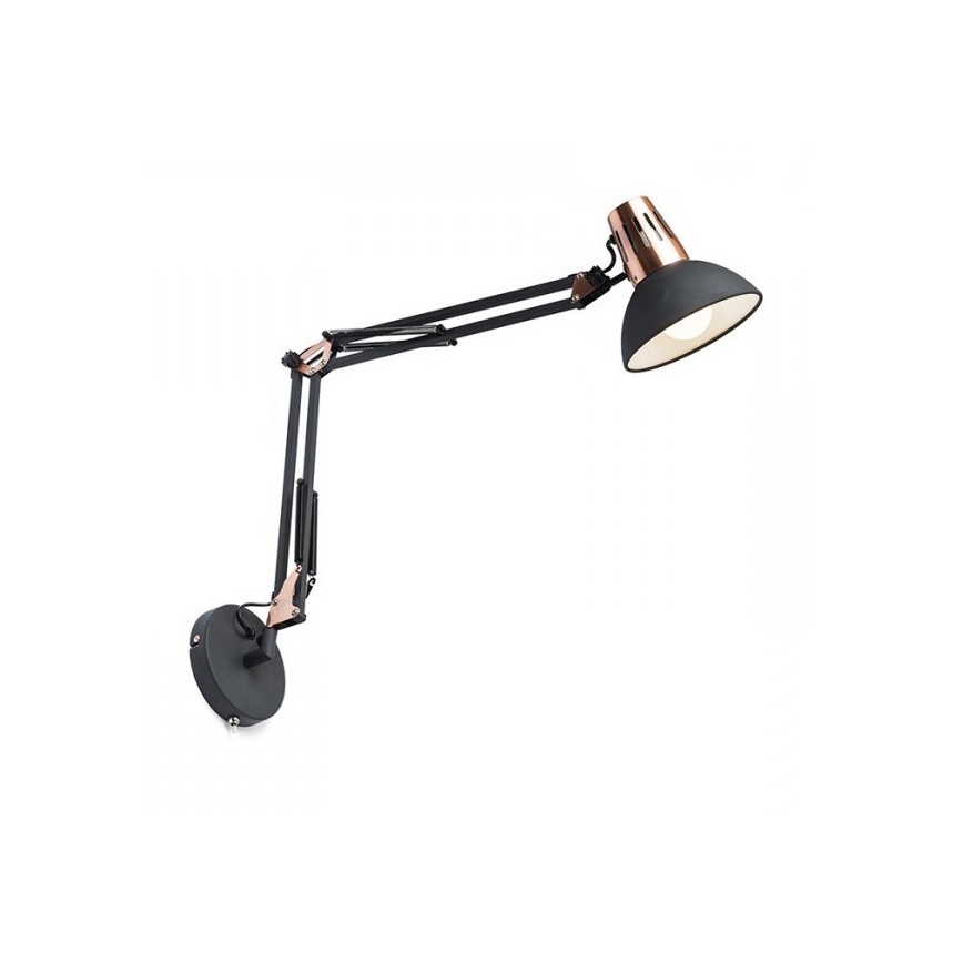 RED - Design Rendl - R12651 - Φωτιστικό τοίχου ANTE 1xE27/28W/230V μαύρο