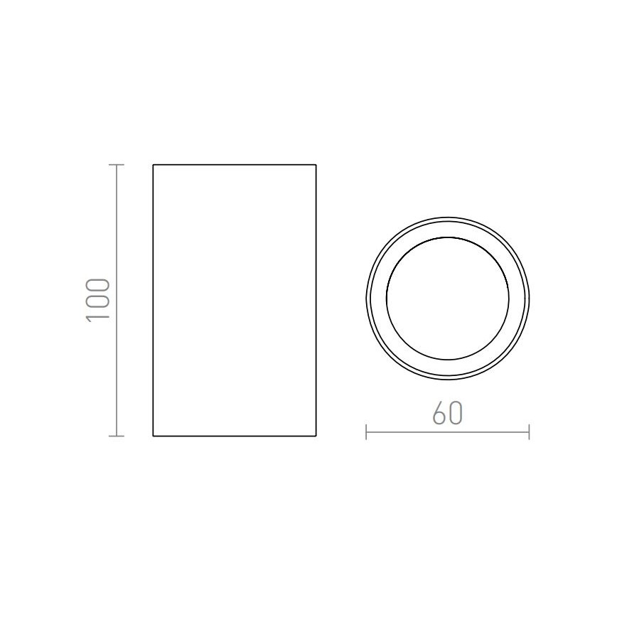 RED - Design Rendl - R12667 - Σποτ GAYA 1xGU10/35W/230V λευκό