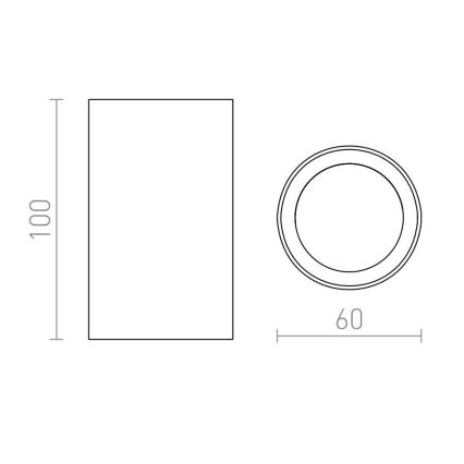 RED - Design Rendl - R12668 - Σποτ GAYA 1xGU10/35W/230V