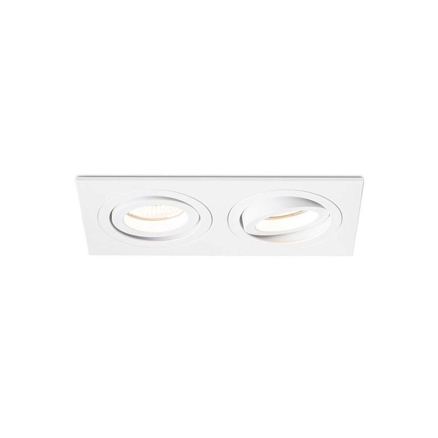 RED - Design Rendl - R12713- Χωνευτό φωτιστικό PASADENA 2xGU10/50W/230V