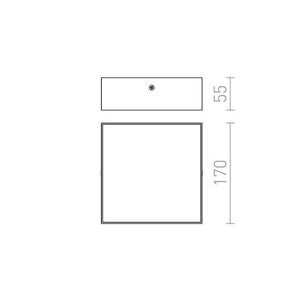 RED - Design Rendl - R12848 - LED Φωτιστικό οροφής LARISA LED/15W/230V λευκό