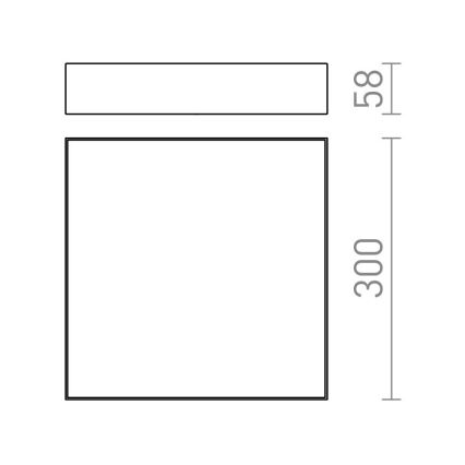 RED - Design Rendl - R12850 - LED Φωτιστικό οροφής LARISA LED/30W/230V λευκό