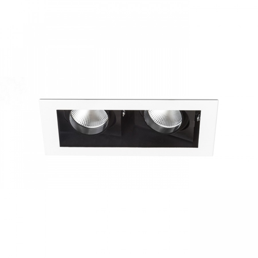 RED - Design Rendl - R12857 - Χωνευτό φωτιστικό οροφής LED BONDY 2xLED/7W/230V