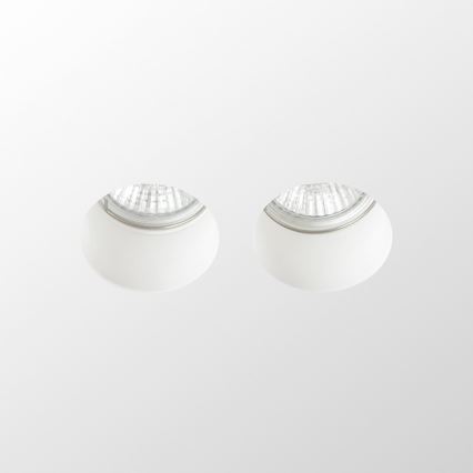 RED - Design Rendl - R12900 - Χωνευτό φωτιστικό QUO 2xGU10/35W/230V