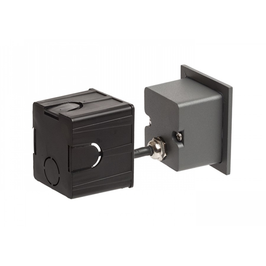 RED - Design Rendl - R12013 - Εντοιχισμένο φωτιστικό LED εξωτερικού χώρου TESS LED/3W/230V IP54 λευκό