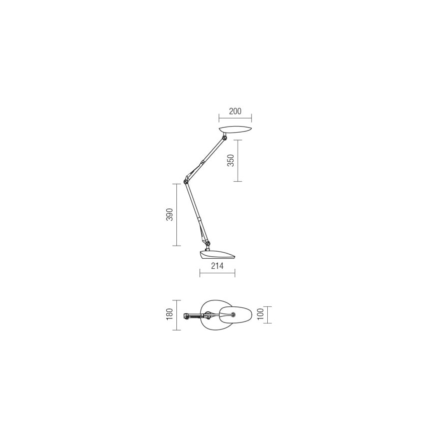 Redo 01-1036 - Επιτραπέζια λάμπα LED KEPLER VEIOZA LED/6.5W/230V