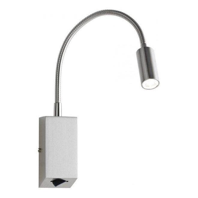 Redo 01-1195 - LED Εύκαμπτο μικρό φωτιστικό HELLO LED/3W/230V ματ χρώμιο