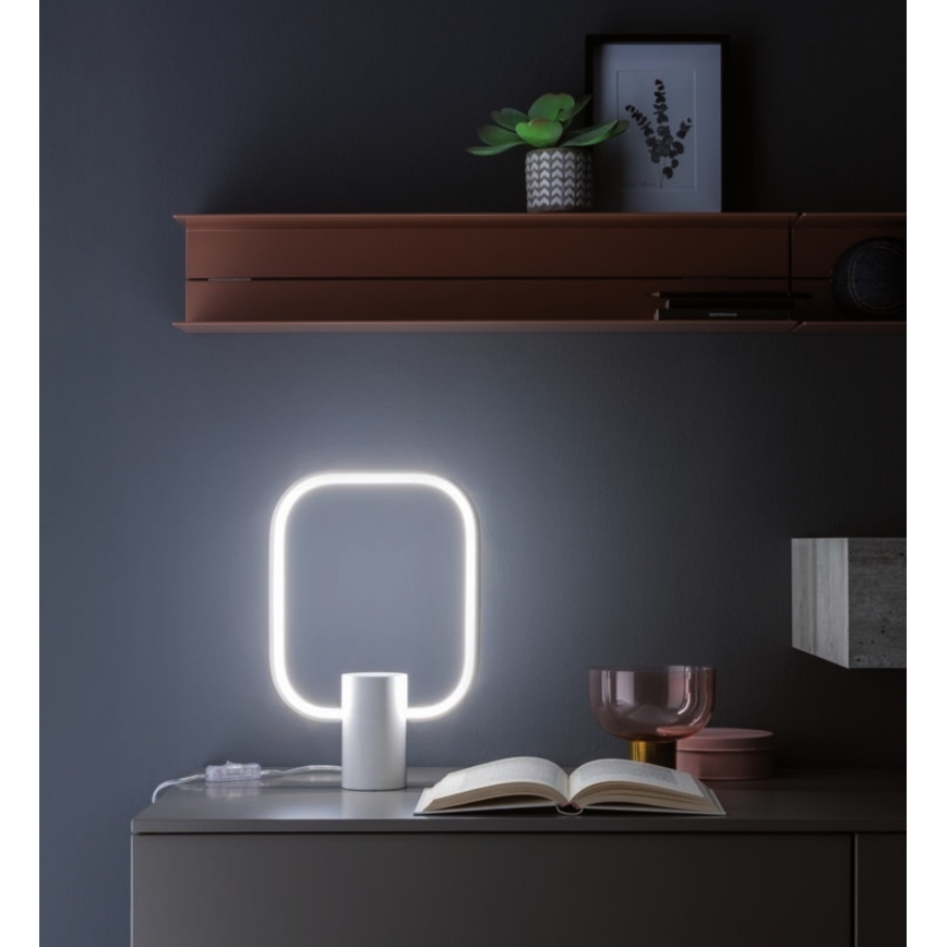 Redo 01-1226 - LED ρυθμιζόμενη επιτραπέζια λάμπα DOM LED/21W/230V λευκή