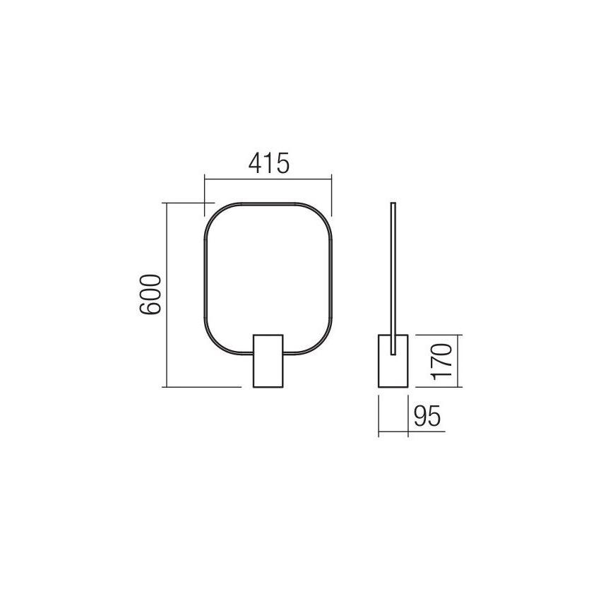Redo 01-1226 - LED ρυθμιζόμενη επιτραπέζια λάμπα DOM LED/21W/230V λευκή