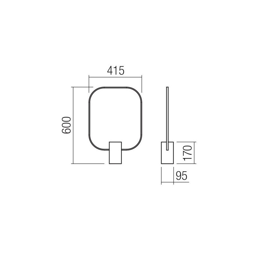 Redo 01-1227 - Ρυθμιζόμενο επιτραπέζιο φωτιστικό DOM LED/21W/230V, μαύρο