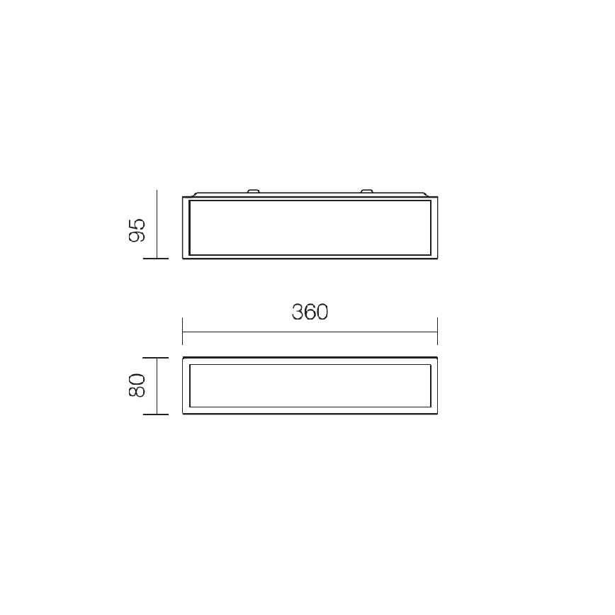 Redo 01-1234 - Επιτοίχιο φωτιστικό μπάνιου LED EGO LED/12W/230V IP44 γυαλιστερό χρώμιο