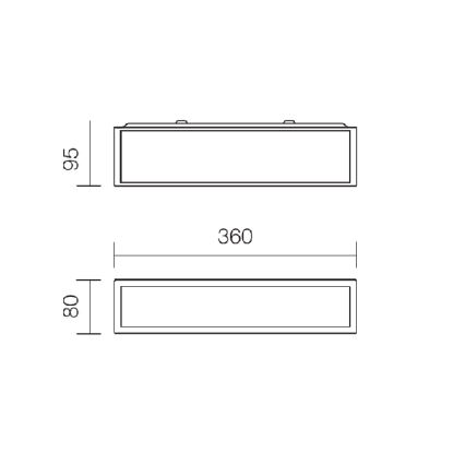 Redo 01-1234 - Επιτοίχιο φωτιστικό μπάνιου LED EGO LED/12W/230V IP44 γυαλιστερό χρώμιο