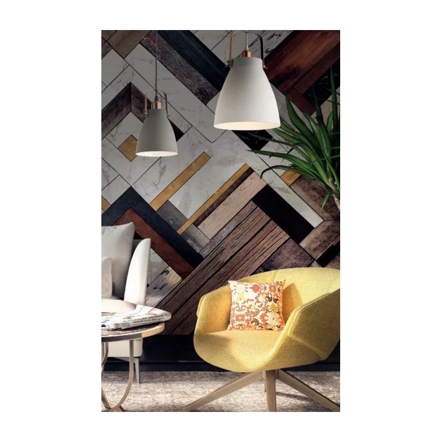 Redo 01-1275 - Κρεμαστό φωτιστικό οροφής ARNE 1xE27/42W/230V γκρι