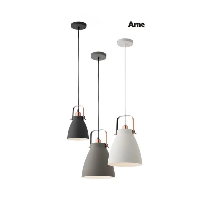 Redo 01-1275 - Κρεμαστό φωτιστικό οροφής ARNE 1xE27/42W/230V γκρι