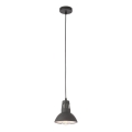 Redo 01-1279 - Κρεμαστό φωτιστικό με καλώδιο PEEP 1xE27/42W/230V, διάμ. 16,5 εκ., μαύρο