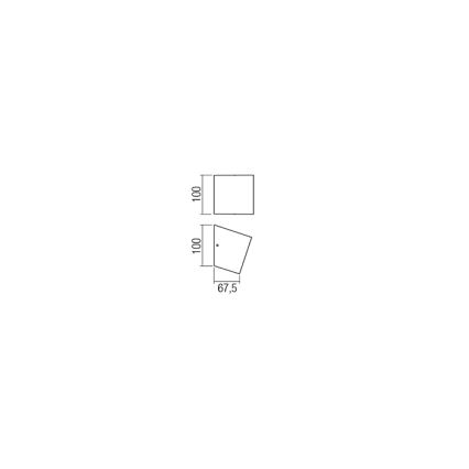 Redo 01-1318 - Φωτιστικό τοίχου LED TOBIKO LED/6W/230V CRI 90 μαύρο