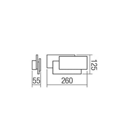 Redo 01-1444 - Φως τοίχου LED GAMER 1xLED/12W/230V