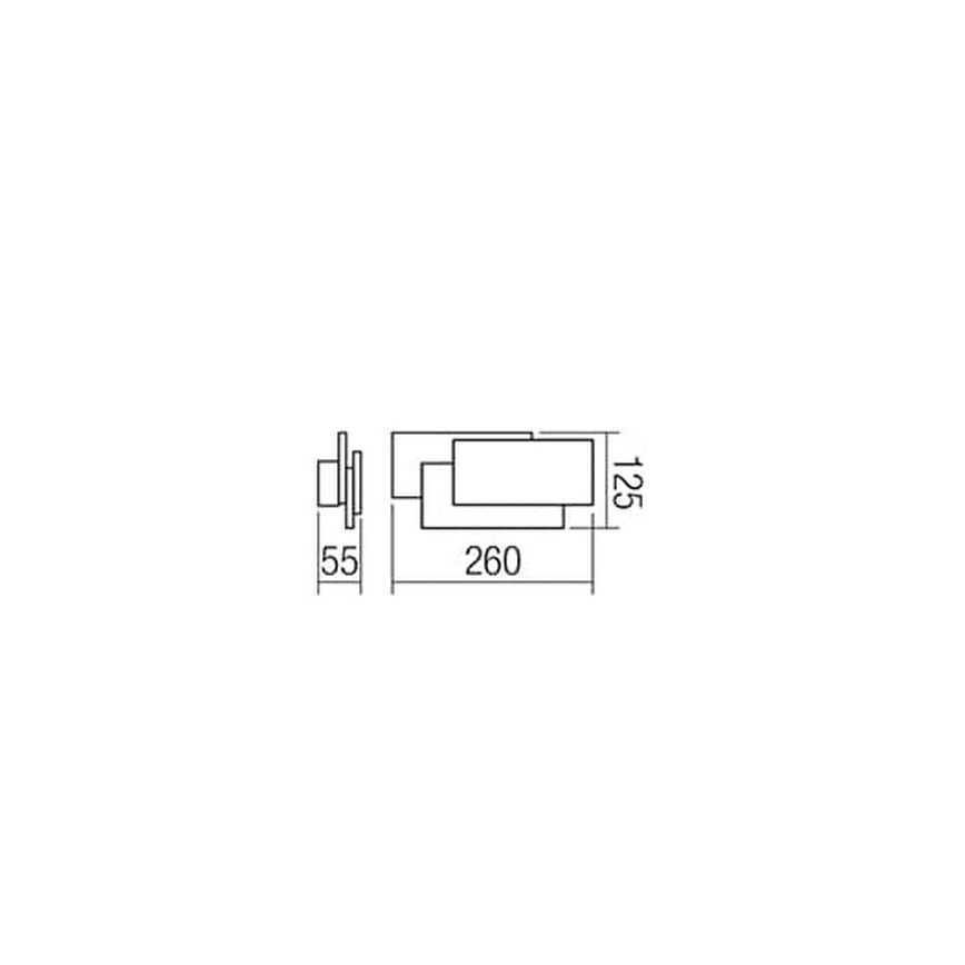 Redo 01-1444 - Φως τοίχου LED GAMER 1xLED/12W/230V