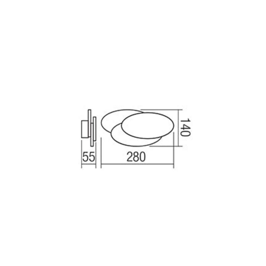 Redo 01-1445 - Φως τοίχου LED GAMER 1xLED/12W/230V