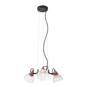 Redo 01-1450 - Φωτιστικό οροφής με καλώδιο RIDGE 3xE27/60W/230V