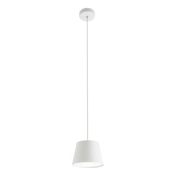 Redo 01-1495 - Κρεμαστό φωτιστικό LED με καλώδιο LOLLI LED/6W/230V, διάμετρος 14 cm, λευκό