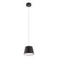Redo 01-1496 - LED κρεμαστό φωτιστικό με καλώδιο LOLLI LED/6W/230V Ø 14 cm μαύρο