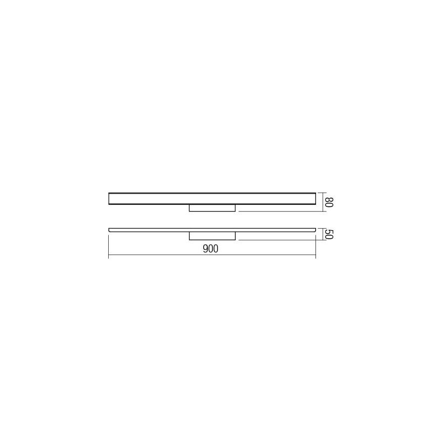 Redo 01-1527 - Φως καθρέφτη μπάνιου LED DAO 1xLED/36W/230V IP44