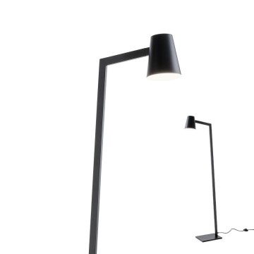 Redo 01-1557 - Επιδαπέδιο φωτιστικό MINGO 1xE27/42W/230V μαύρο