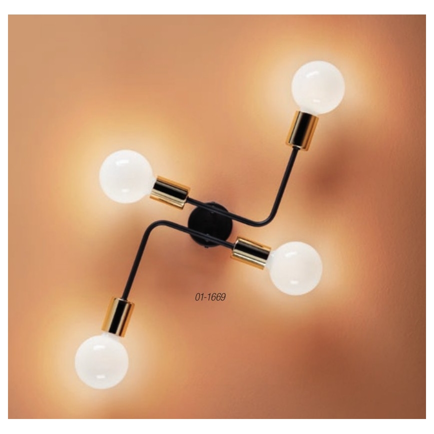 Redo 01-1669 - Φωτιστικό οροφής YAK 4xE27/42W/230V