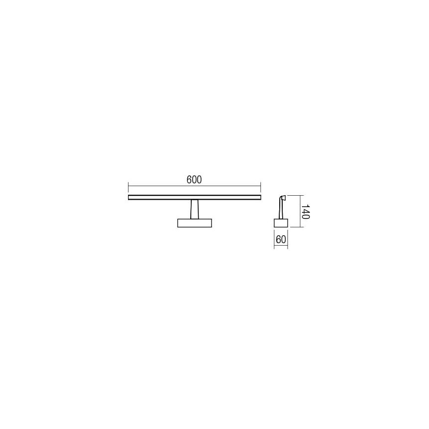 Redo 01-1672 - Φως καθρέφτη μπάνιου LED NEPTUNE LED/12W/230V IP44
