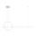 Redo 01-1734 - Led Dimmable κρεμαστό φωτιστικό οροφής GIOTTO LED/46W/230V λευκό