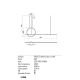 Redo 01-1734 - Led Dimmable κρεμαστό φωτιστικό οροφής GIOTTO LED/46W/230V λευκό