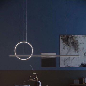 Redo 01-1735 - Ρυθμιζόμενο LED φωτιστικό οροφής με καλώδιο GIOTTO LED/46W/230V μαύρο