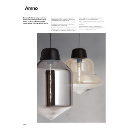Redo 01-1772 - Κρεμαστό φωτιστικό οροφής AMNO 1x/E27/42W/230V διάμετρος 26 cm μπεζ