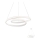 Redo 01-1793 - Led Dimmable κρεμαστό φωτιστικό οροφής TORSION LED/29W/230V διάμετρος 55 cm λευκό