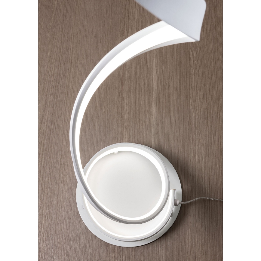 Redo 01-1797 - Ρυθμιζόμενη LED επιδαπέδια λάμπα TORSION LED/24W/230V 3000K λευκή