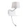 Redo 01-1807 - Φωτιστικό τοίχου LED με ένα flexible μικρό lamp TOMO 1xE27/42W/230V + LED/3W/230V λευκό