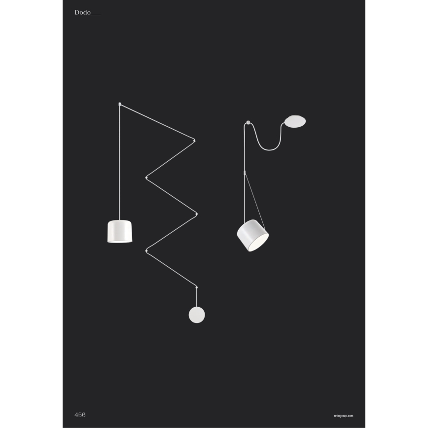 Redo 01-1821 - Κρεμαστό φωτιστικό οροφής DODO 1xE27/15W/230V spider λευκό