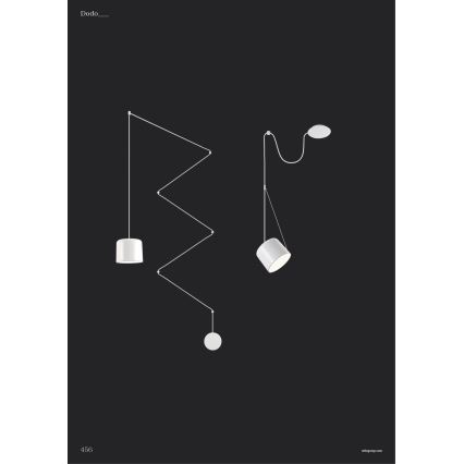 Redo 01-1823 - Κρεμαστό φωτιστικό οροφής DODO 1xE27/15W/230V spider λευκό