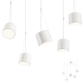 Redo 01-1827 - Κρεμαστό φωτιστικό οροφής DODO 5xE27/15W/230V spider λευκό