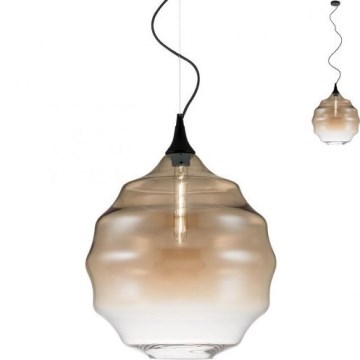 Redo 01-1844 - Κρεμαστό φωτιστικό οροφής SLAG 1xE27/42W/230V διάμετρος 40 cm μπεζ