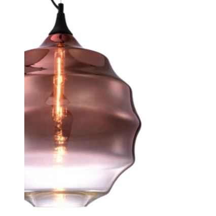 Redo 01-1846 - Κρεμαστό φωτιστικό οροφής SLAG 1xE27/42W/230V διάμετρος 40 cm χαλκός
