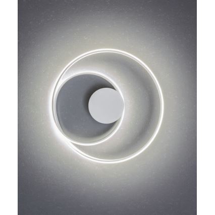 Redo 01-1886 - Ρυθμιζόμενο LED φωτιστικό οροφής TORSION LED/29W/230V, Ø 55 cm, λευκό